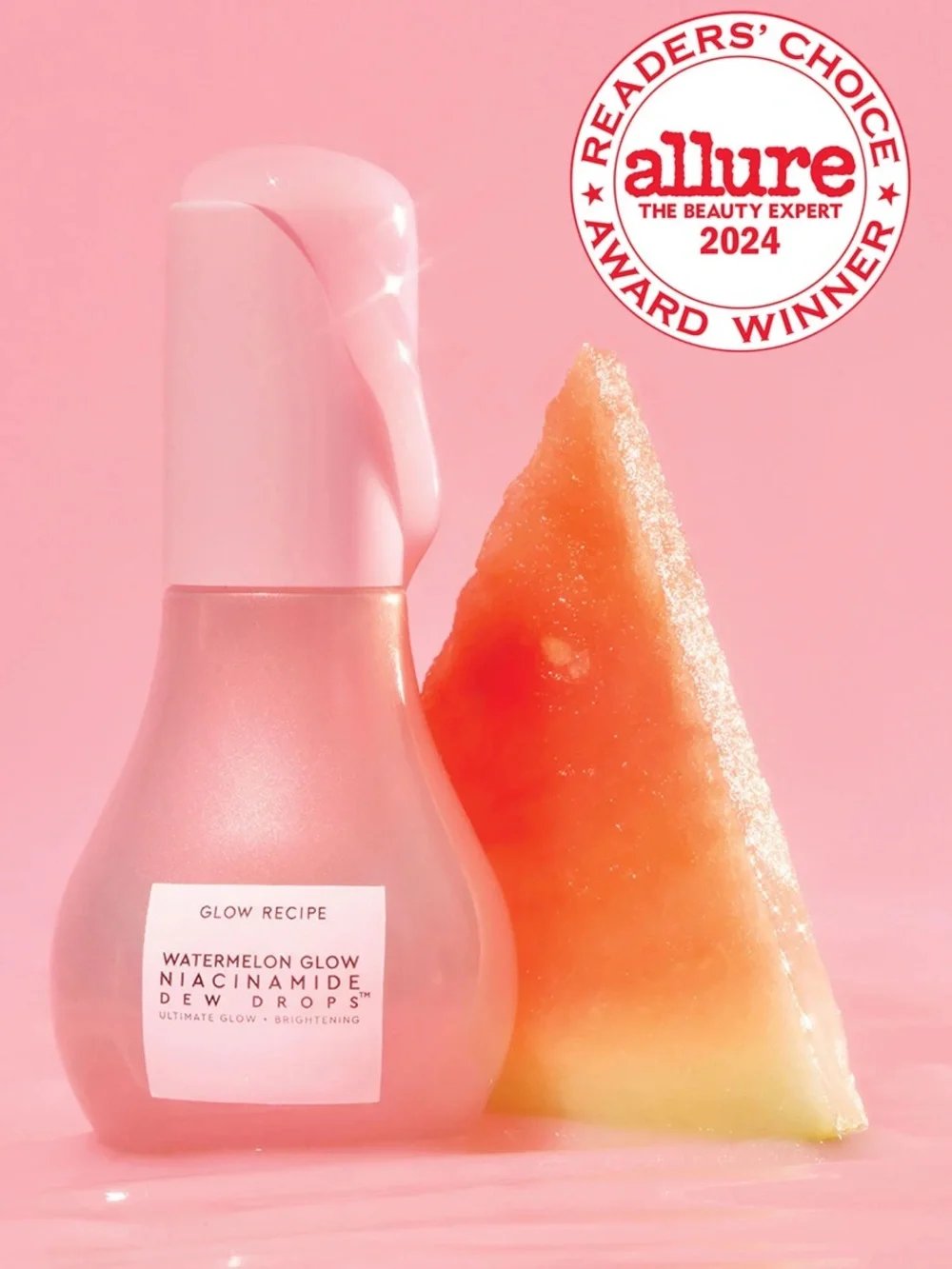 GLOW RECIPE WATERMELON GLOW NIACINAMIDE HUE DROPS;—ROSY GLOW